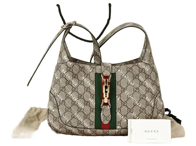 Gucci Piccola borsa hobo a tracolla Hack Project Jackie D'oro