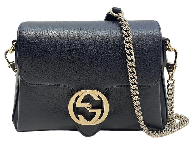Gucci Bolsa de ombro e transversal com corrente entrelaçada Multicor