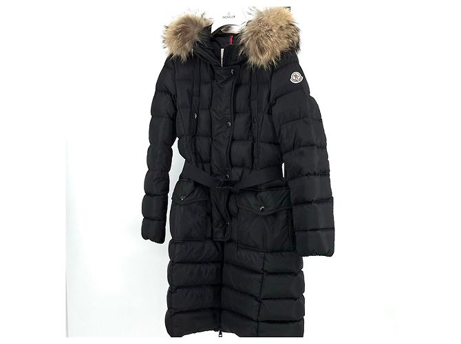 Moncler Chloe Women's Long Down Jacket Black