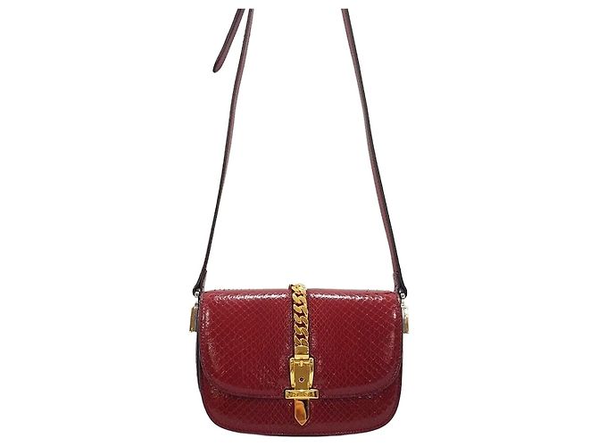 Gucci Bolsa transversal mini Silvie em python