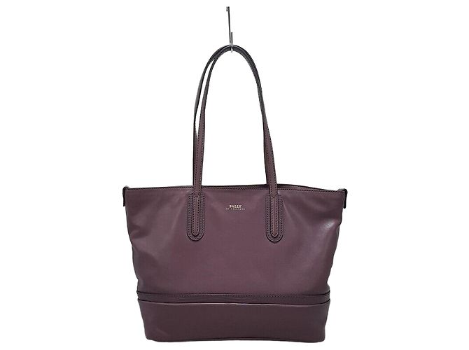 Bally Sac à l'épaule en cuir Violet