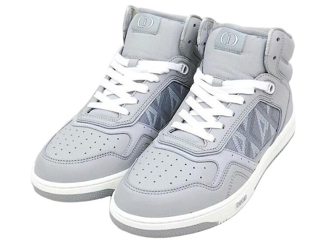 Dior Sneakers alte CD Diamond Argento