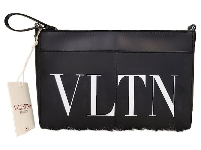 Valentino VLTN Logo Crossbody Bag Weiß