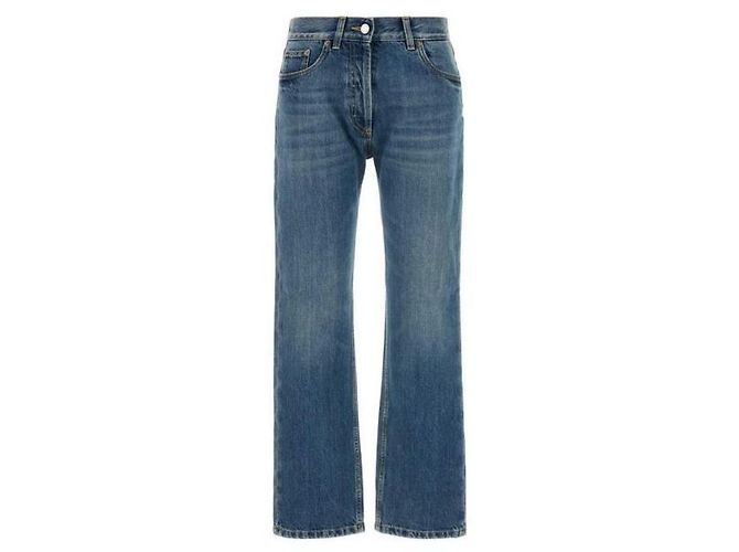 Prada Vaqueros denim de corte recto Azul 