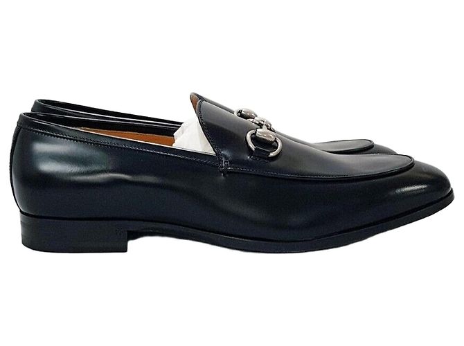 Gucci Mocassin en cuir avec mors Noir