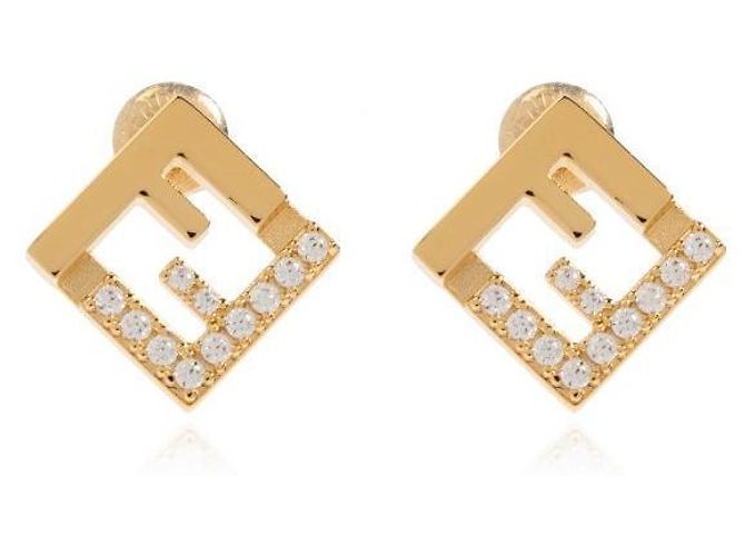 Fendi Orecchini Forever D'oro 
