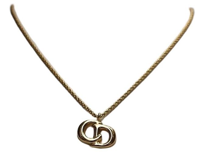 Dior Collana con Logo CD (Premium, Sharp Necklace) D'oro 