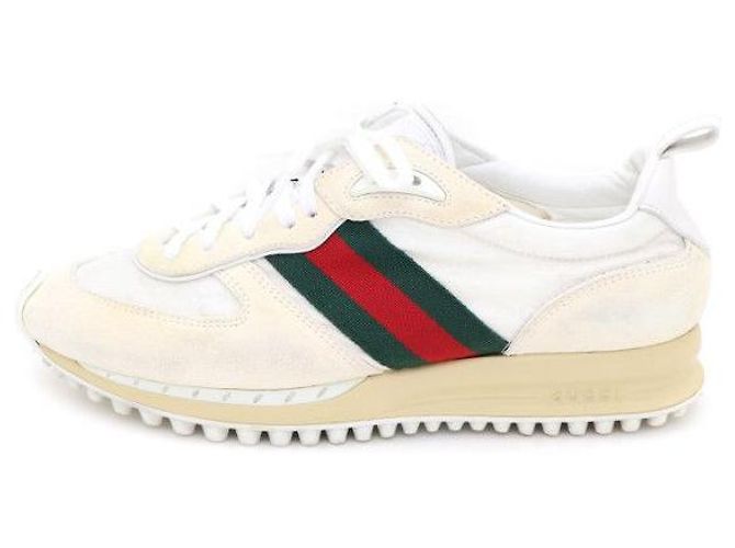 Gucci Baskets GG Nylon Rimotion Blanc