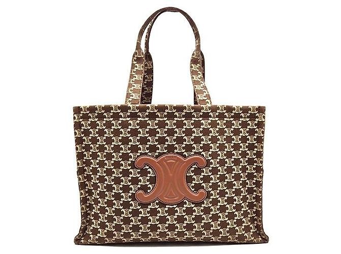 Céline Cabas Tie Large Marron