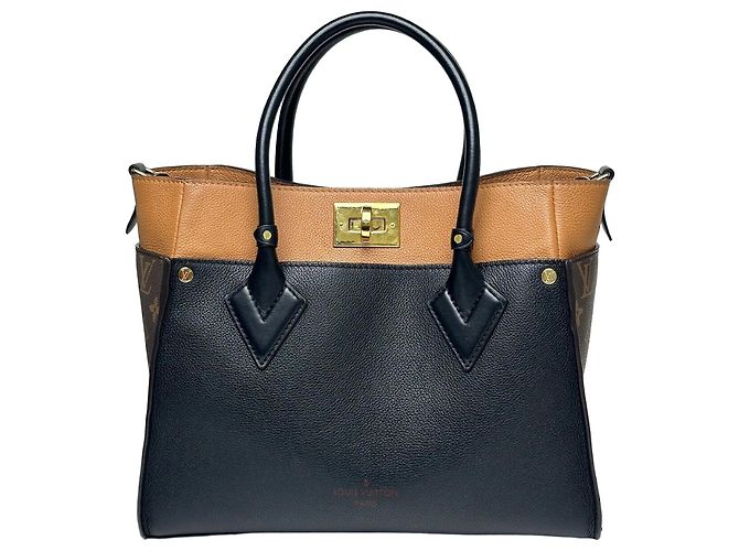 Louis Vuitton Borsa Tote On My Side MM Nero