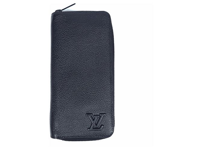 Louis Vuitton Carteira longa com zíper Aerogram Preto