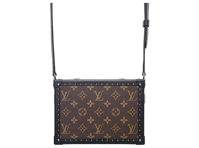 Louis Vuitton Clutch e borsa messenger Monogram Macassar Marrone