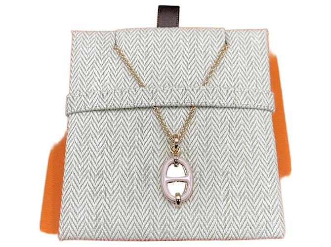 Hermès Collier Mini Maillon Or Rose/Or Rose 