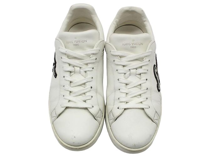 Louis Vuitton Baskets blanches brodées Luxembourg