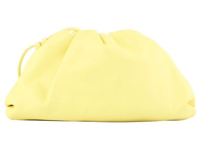 Bottega Veneta Mini Pouch Dumpling Crossbody Bag Yellow Gelb