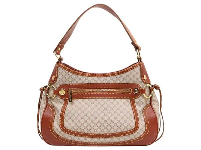 Céline Borsa a tracolla Macadam beige Marrone