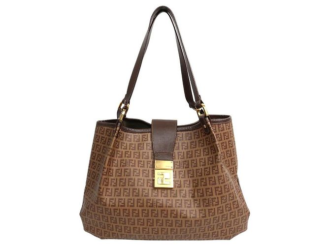 Fendi Bolsa de ombro Jukino marrom