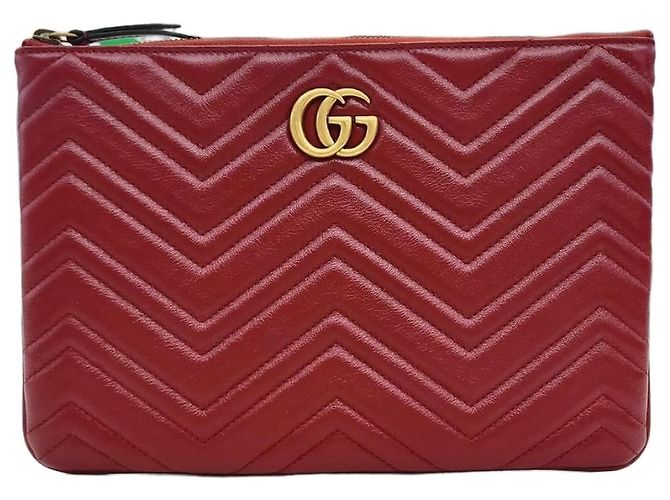 Gucci Clutch Marmont Vermelho
