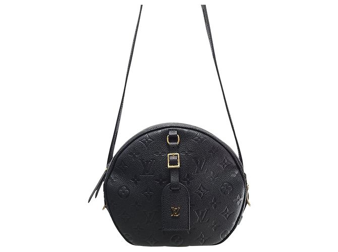 Louis Vuitton Scatola per cappello morbida Empreinte nero
