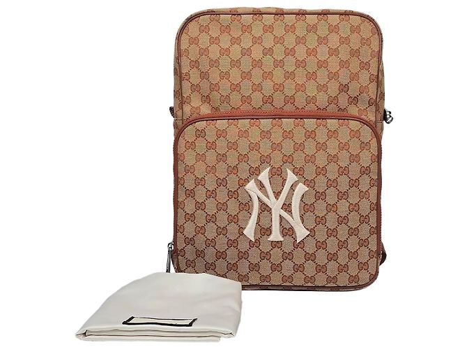 Gucci MLB GG Logo Jacquard Backpack Multiple colors