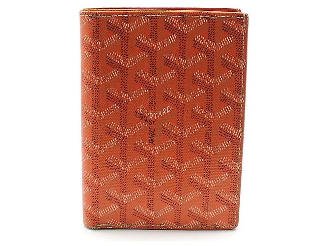 Goyard Orange Moliere Medium Wallet