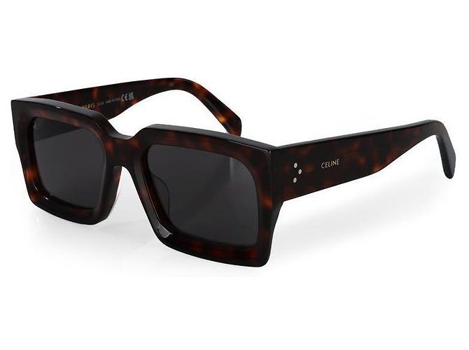Céline Frame Inch Acetate Sunglasses (Red Havana)