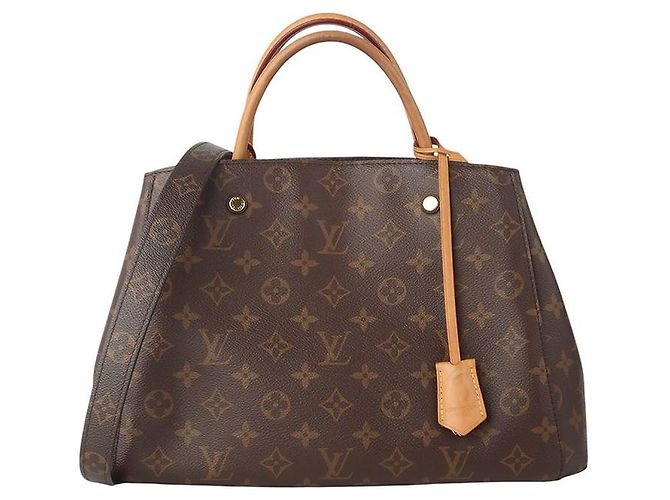 Louis Vuitton Bolsa de Ombro Monogram Montaigne MM Multicor