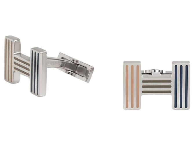 Hermès Gemelli Quizz Rainbow Multicolore Metallo