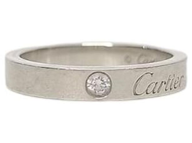 Cartier Platin-Diamant-Ehering Silber 
