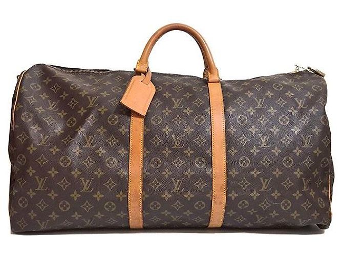 Louis Vuitton Monogram Bandoulière Keepall Brown