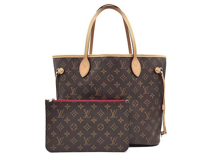 Louis Vuitton Monogram Neverfull NM MM Marrom