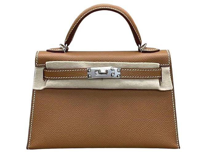 Hermès Mini Kelly Appson Gold Silver Hardware Stamp Multicolore