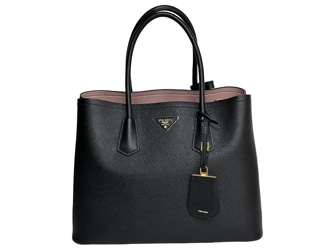 Prada Sac cabas double Saffiano Quir Large Multicolore