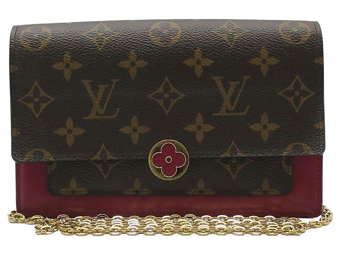 Louis Vuitton Borsa a tracolla WOC Monogram Flower Marrone