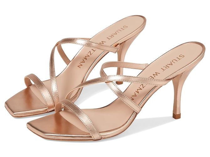 Stuart Weitzman Refurbished Women's Strap Heels US Width Orange