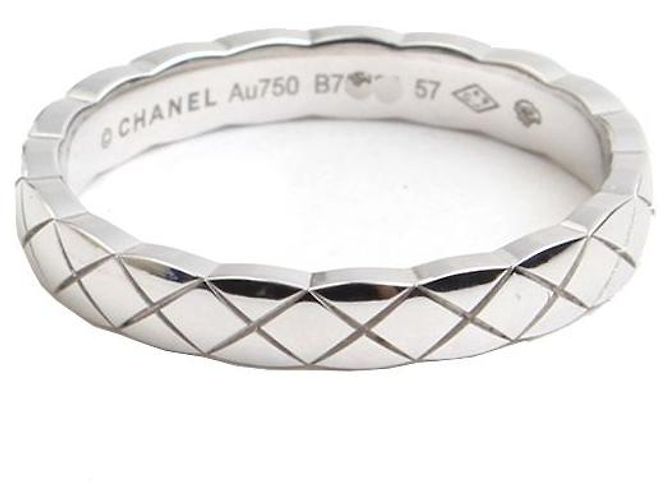 Chanel Coco Crush Ring aus Weißgold Größe