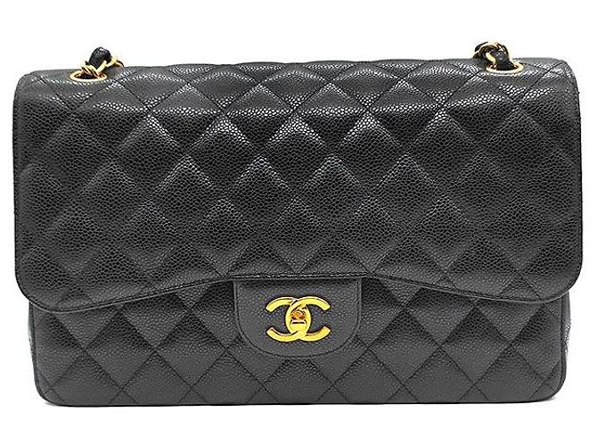 Chanel Caviar Classic Jumbo Noir
