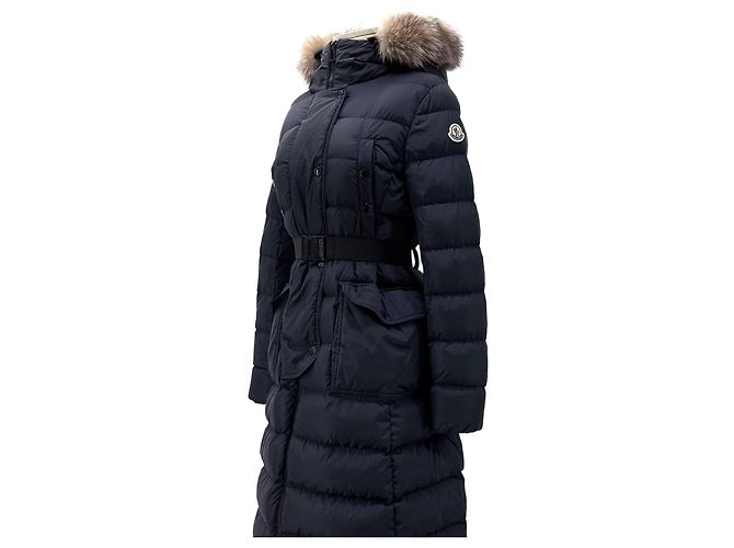 Moncler Chloe Raccoon Fur Long Down Jacket