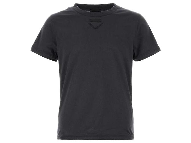 Prada Camiseta de algodón moldeable