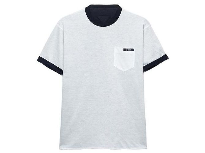 Prada Camiseta de algodón reversible