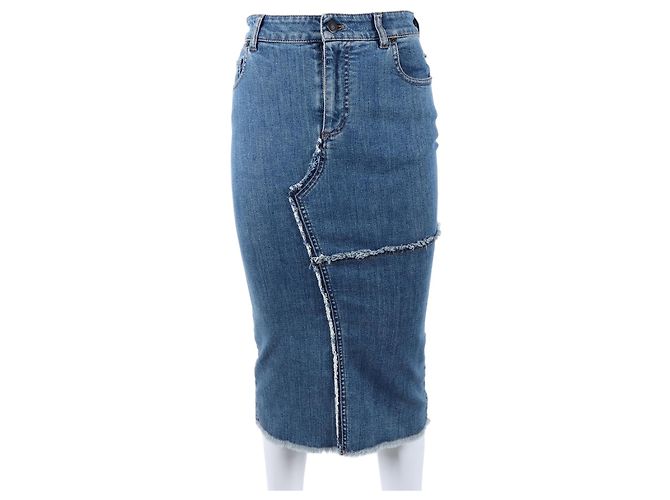 Tom Ford Jeansrock Blau