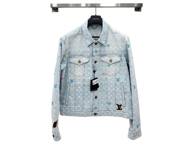 Louis Vuitton Giacca in denim Tyler Monogram Multicolore