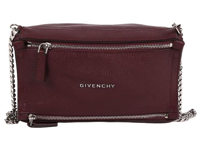 Givenchy Borsa a tracolla Pandora Mini Chain bordeaux Rosso