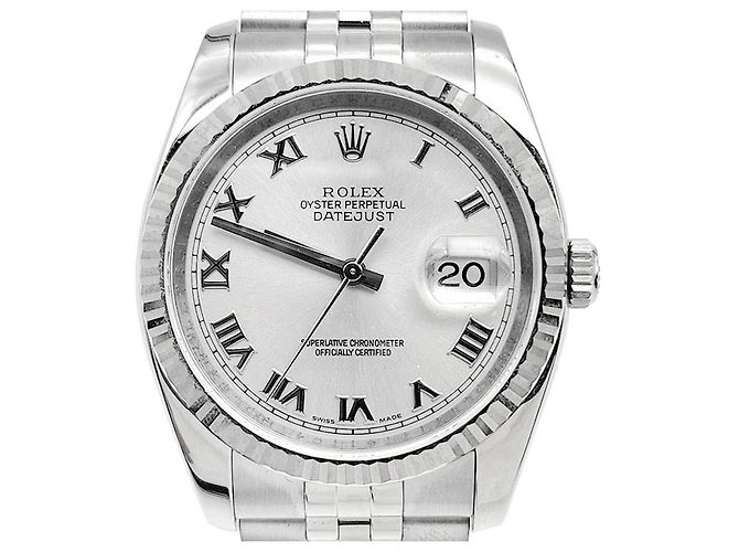 Rolex Reloj Datejust de acero Plata