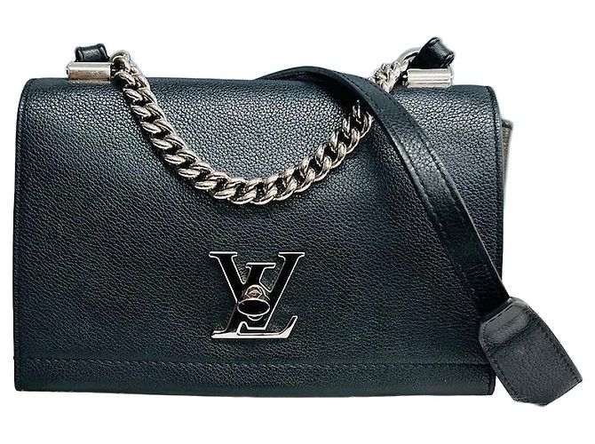 Twist Louis Vuitton Borsa a tracolla Lockme II Black BB Nero