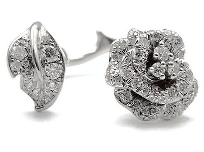 Christian Dior Rose Bagatelle Diamantring Silber