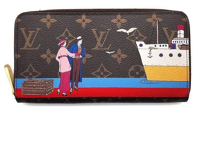Louis Vuitton Cartera Zippy Monogram Multicolor