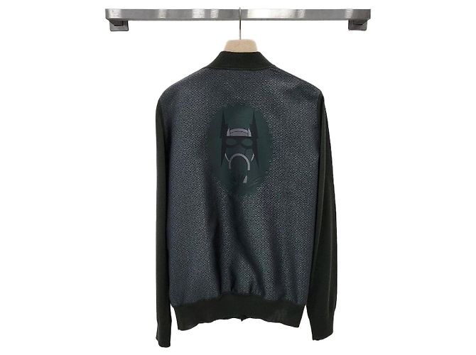 Hermès Batman Kaschmir-Cardigan Grün