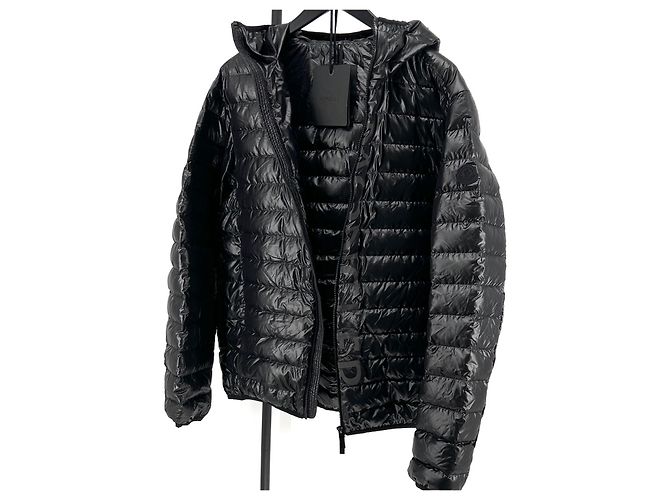 Giacca leggera con cappuccio Moncler Laughet Nero