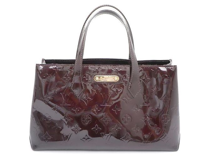 Louis Vuitton Sac cabas Monogram Vernis Amarante Wilshire PM Multicolore